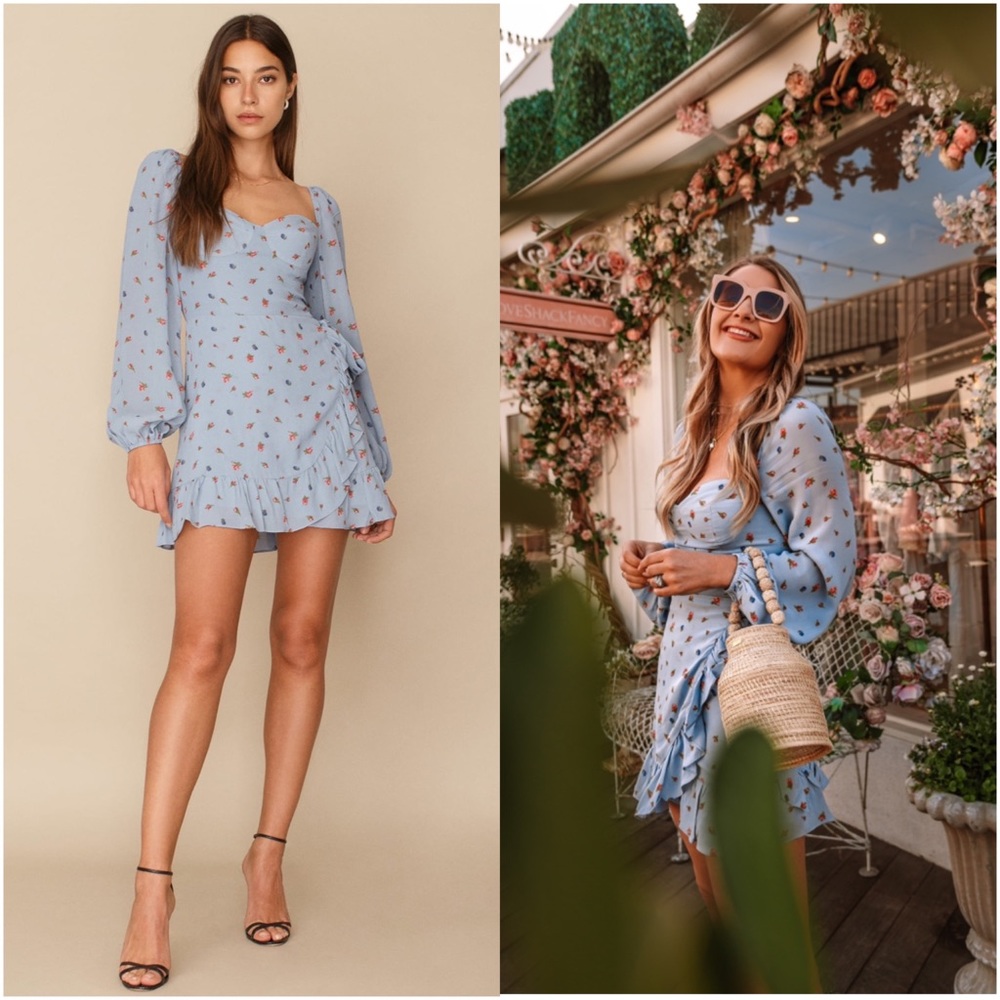 NWT REFORMATION Cammi Dress in Beau